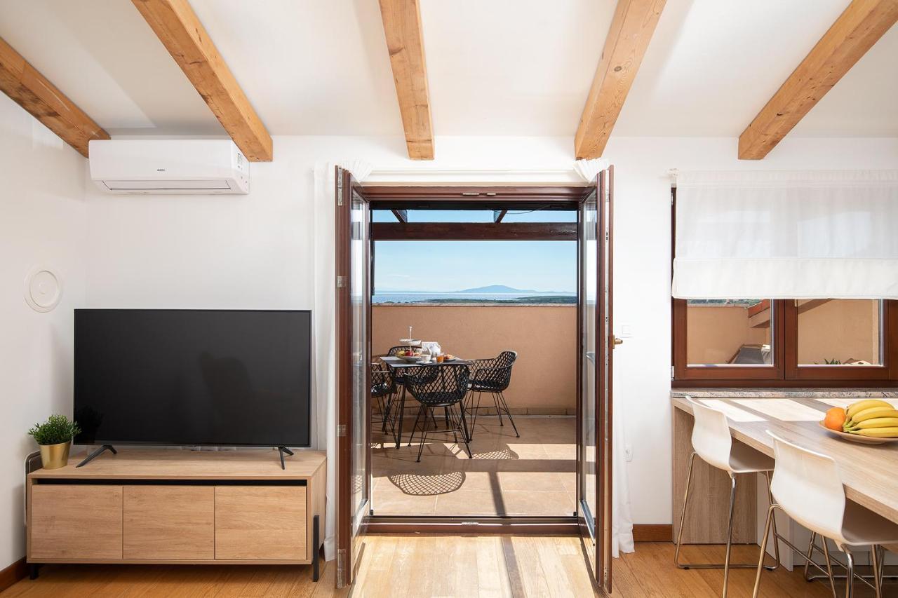Cesare Apartment, With Swimming Pool And Sea View Ližnjan Exterior foto